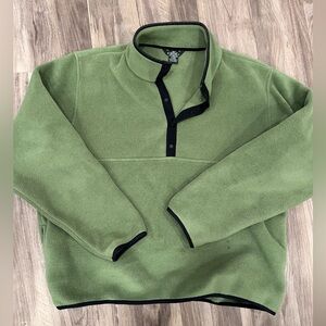 L.L. Bean Men's Olive Zip-Up Sweater